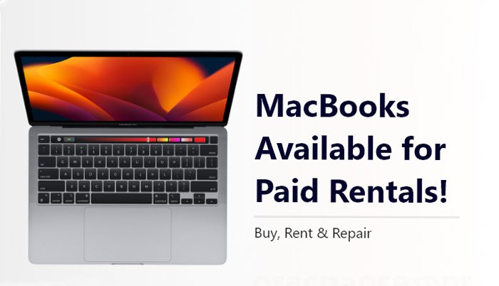 MacBook On Rent in Delhi NCR India