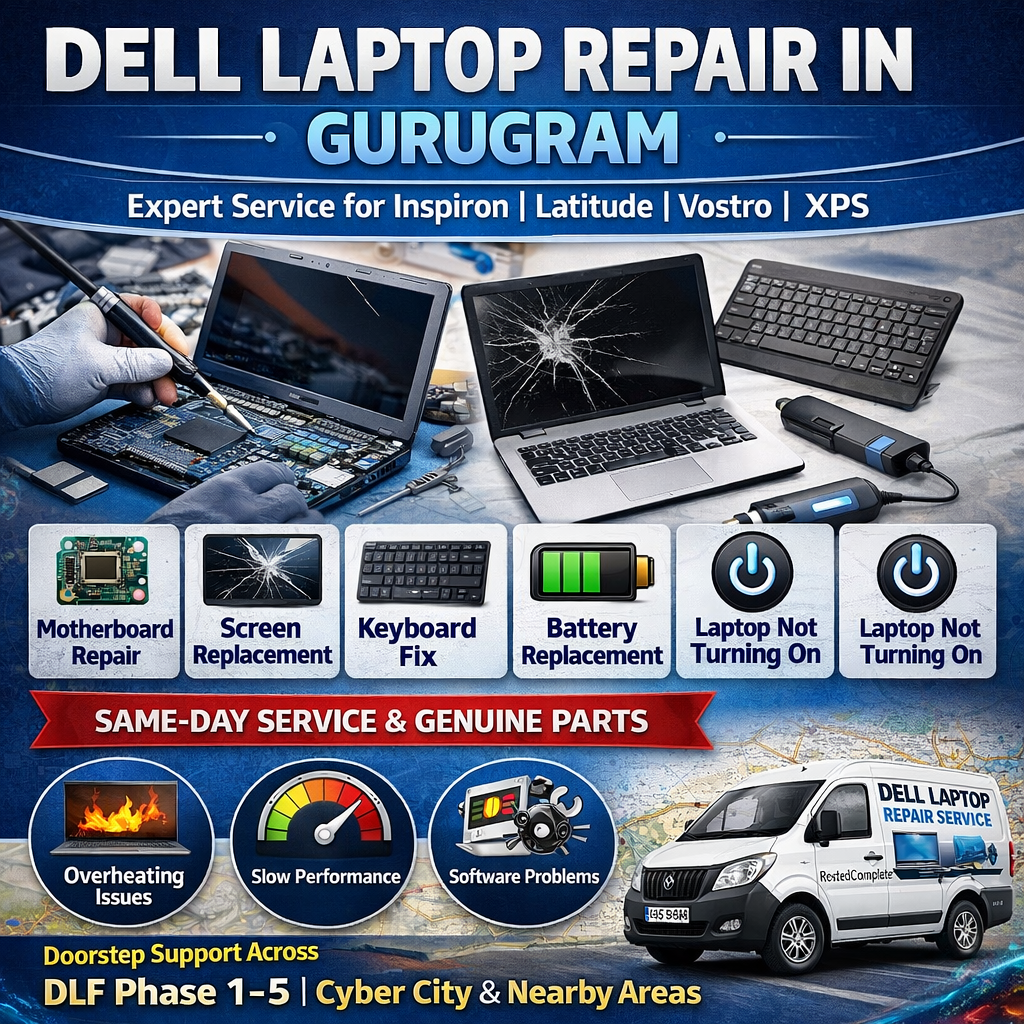 dell laptop repair in gurugram
