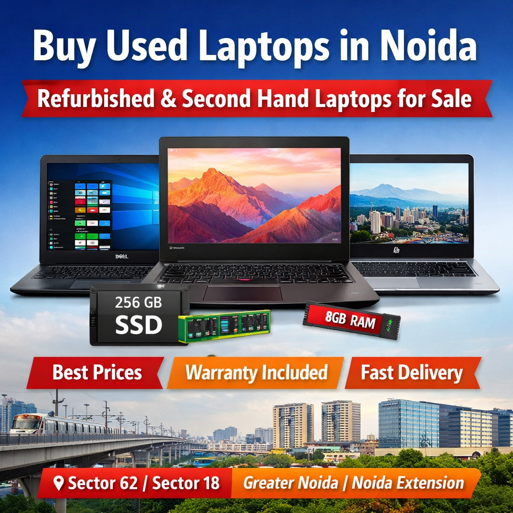 Buy Used Laptops in Noida and Greater Noida